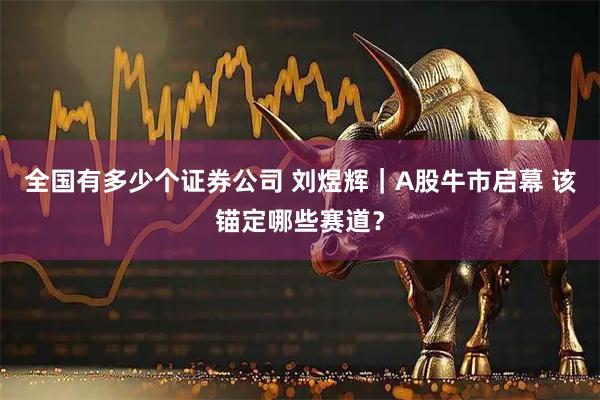 全国有多少个证券公司 刘煜辉｜A股牛市启幕 该锚定哪些赛道？